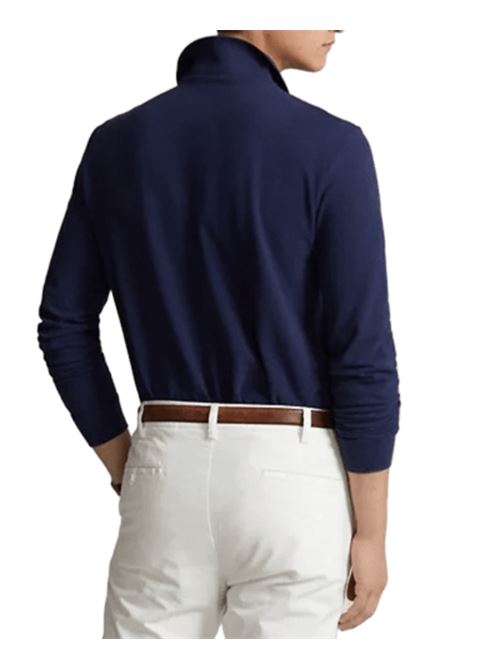 Polo da uomo manica lunga colore navy POLO RALPH LAUREN | 710681126038